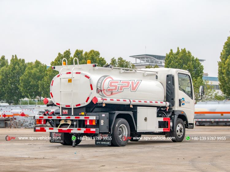 Howo RHD Diesel Storage Tank Truck - Rear Right Side